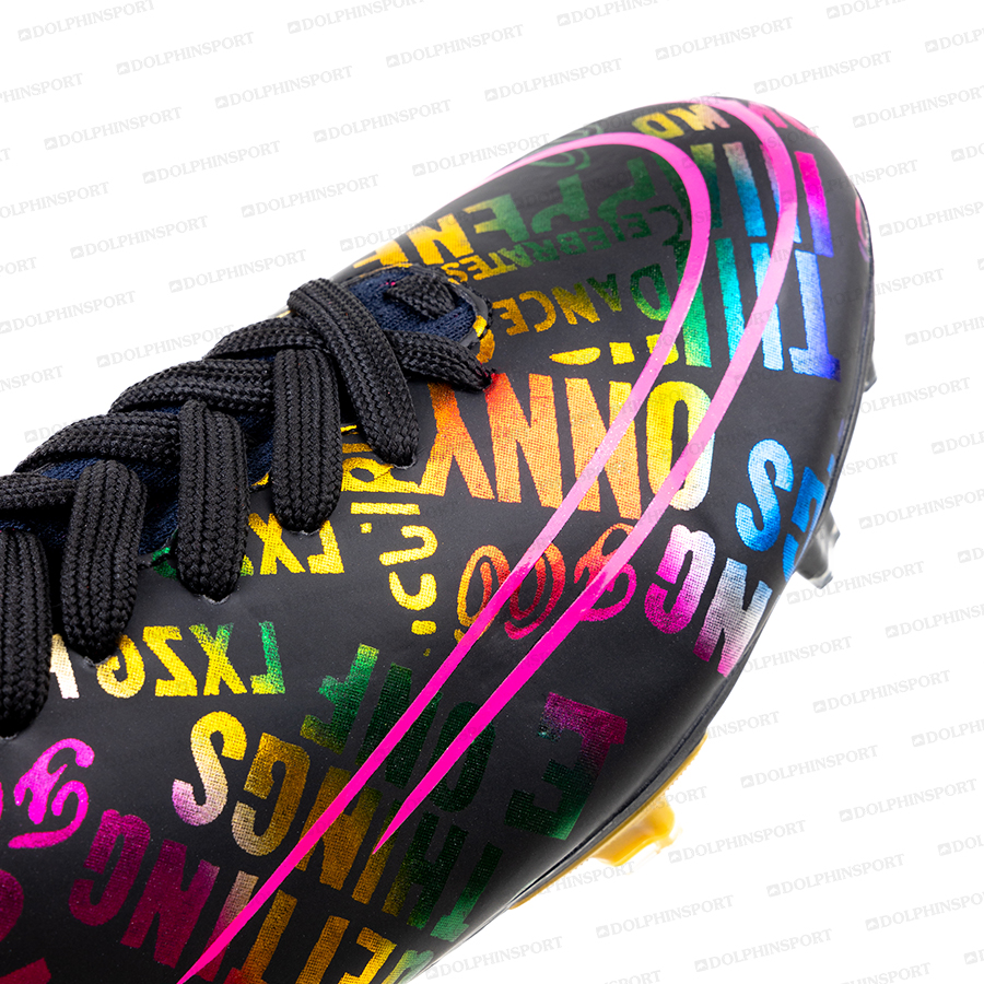 Бутсы футбольные KR-179/2 черно-розовый