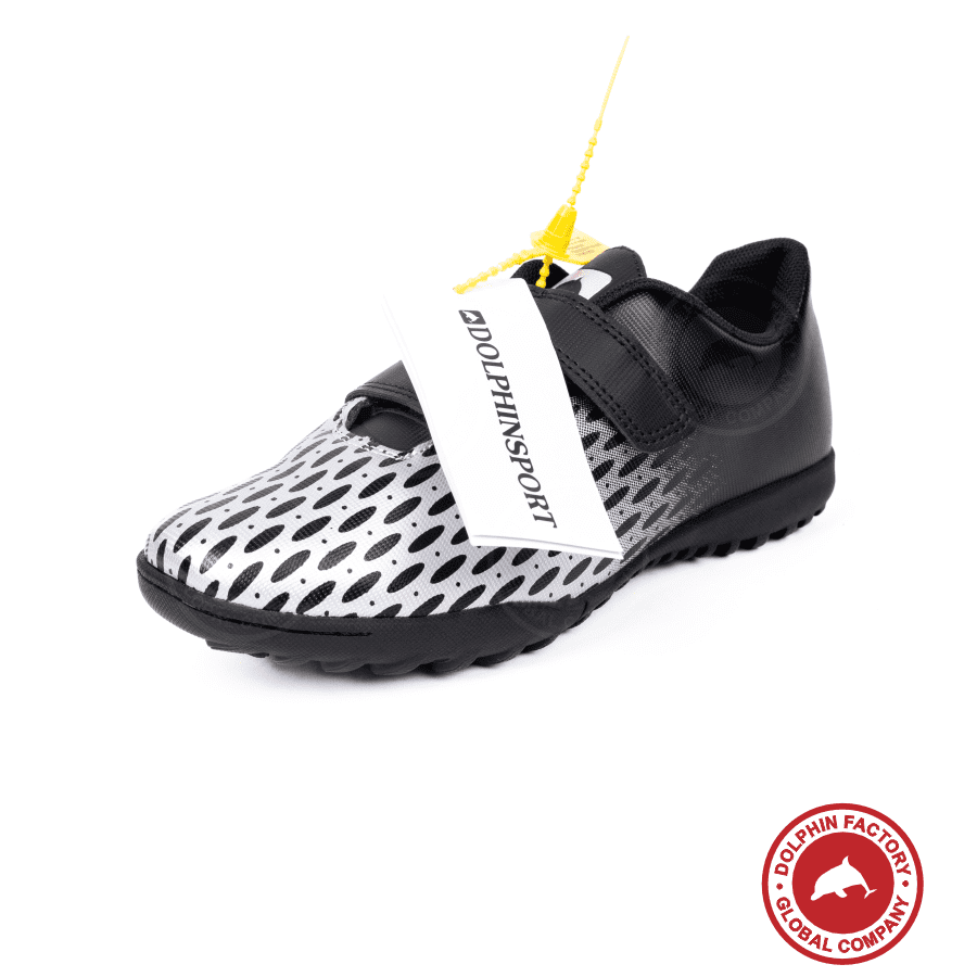 Бутсы футбольные KR-183 черно-серый