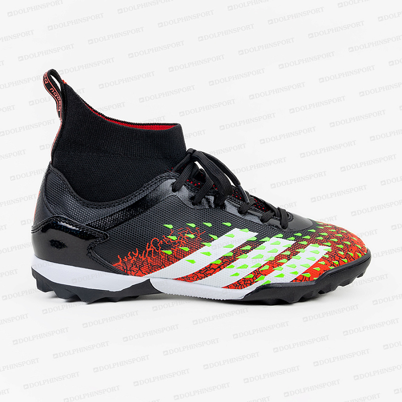 Бутсы футбольные KR-180 черно-красный