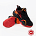Баскетбольные кроссовки KR-192 черно-красный (текстиль)