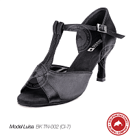 Туфли для танцев Luisa BK TN-002(Cl-7) черные