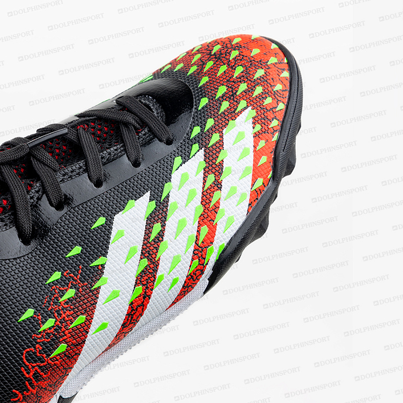 Бутсы футбольные KR-180 черно-красный