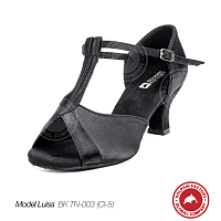Туфли для танцев Luisa BK TN-003(Cl-5) черные