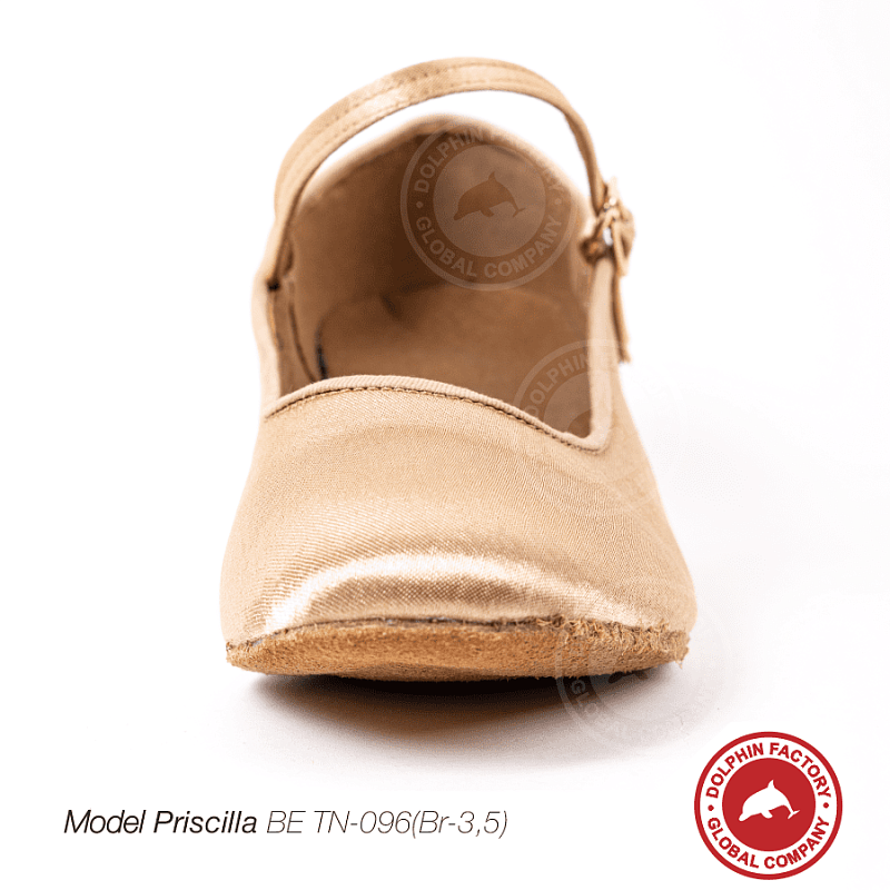 Туфли для танцев Priscilla BE TN-096(Br-3,5) бежевые