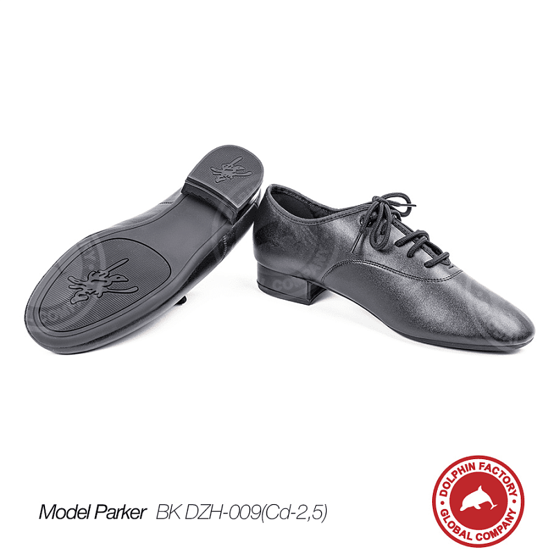 Кожаная обувь для танца Parker BK DZH-009(Cd-2,5) черные