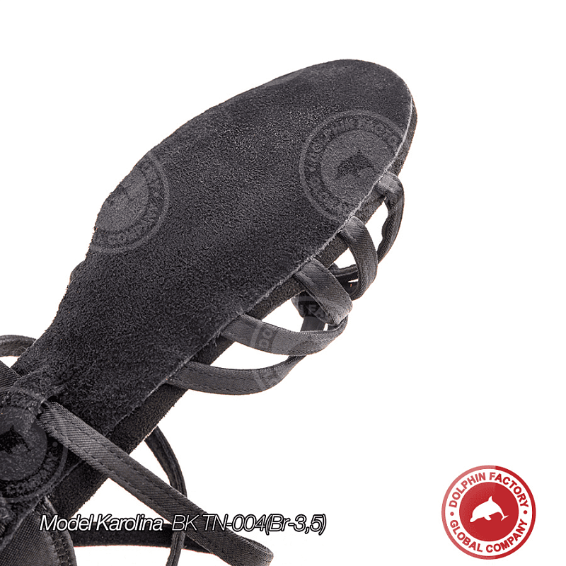 Туфли для танцев Karolina BK TN-004(Cl-3,5) черные