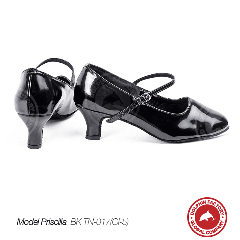 Туфли для танцев Priscilla BK TN-017(Cl-5) черные