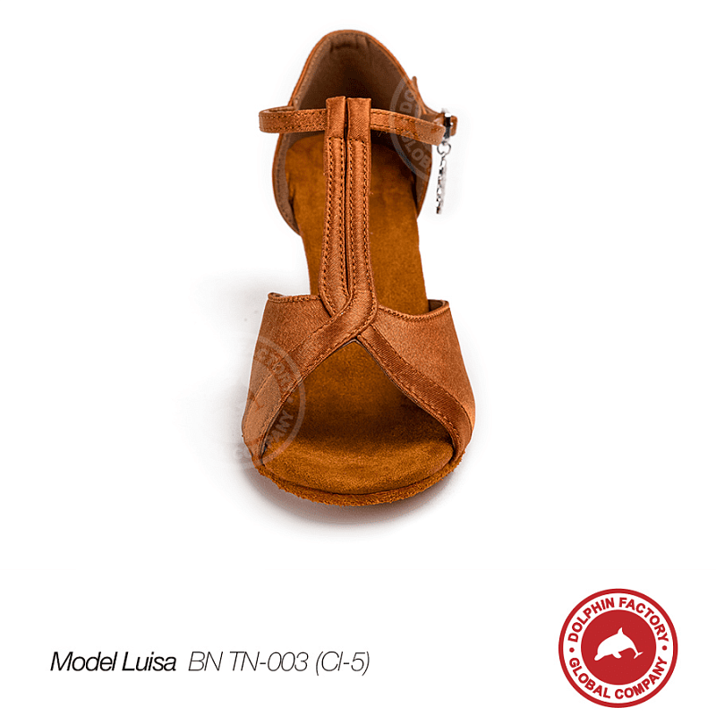 Туфли для танцев Luisa BN TN-003(Cl-5) коричневые
