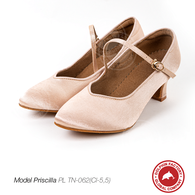 Туфли для танцев Priscilla PL TN-062(Cl-5,5) перламутровые