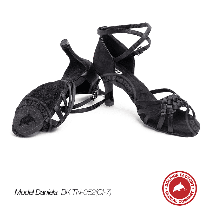 Туфли для танцев Daniela BK TN-052(Cl-7) черные