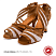 Туфли для танцев Melissa BN TN-024(Cl-7,5) коричневые