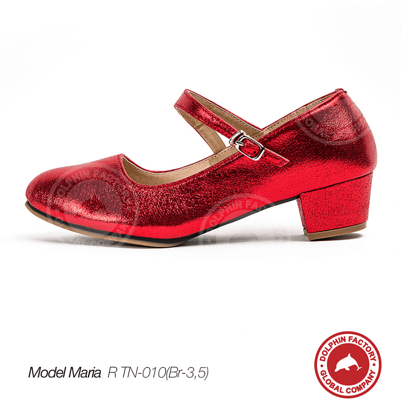 Туфли для танцев Maria R TN-010(Br-3,5) красные