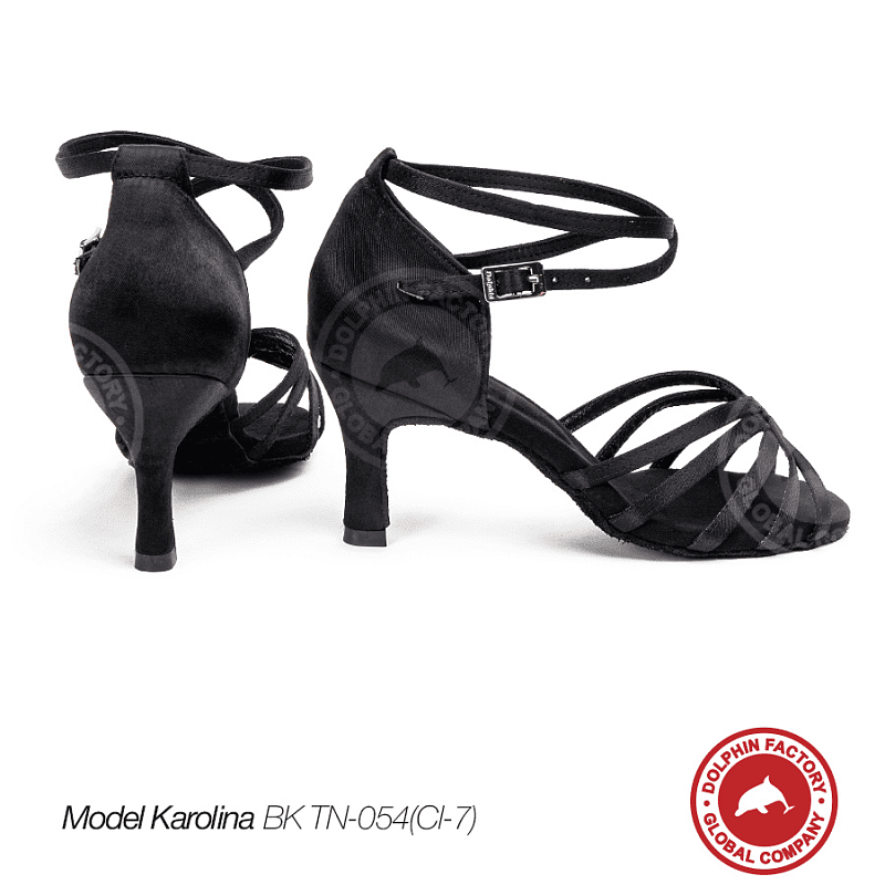 Туфли для танцев Karolina BK TN-054(Cl-7) черные
