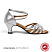 Туфли для танцев Karolina SR TN-006(Cl-5) серебряные 