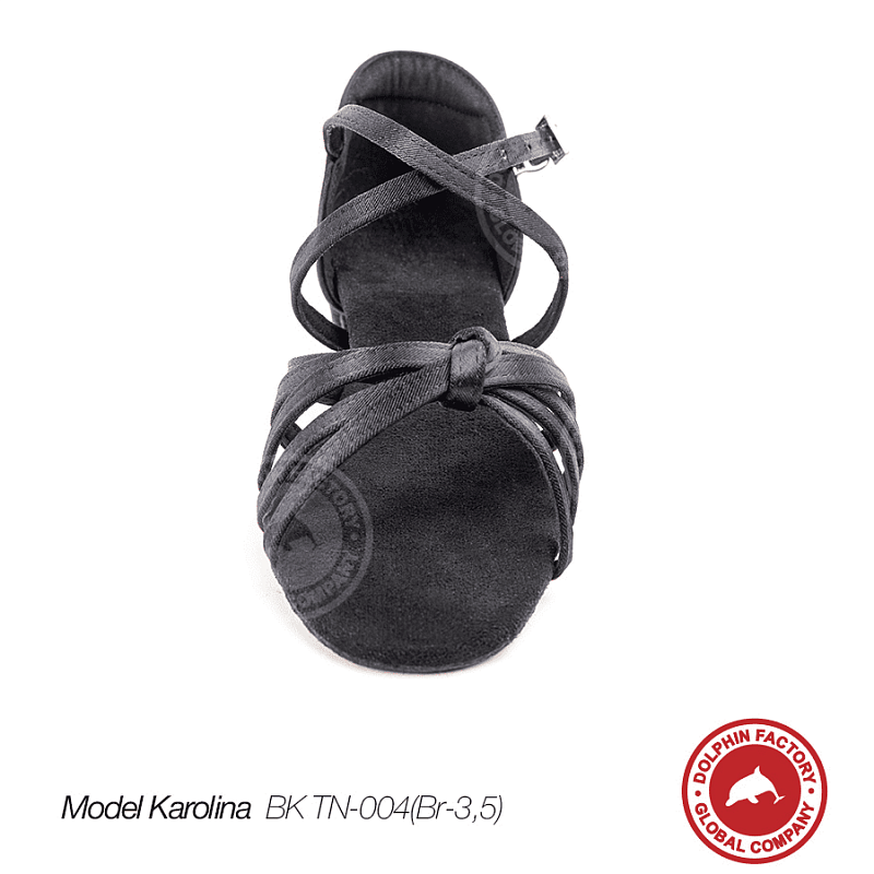 Туфли для танцев Karolina BK TN-004(Cl-3,5) черные