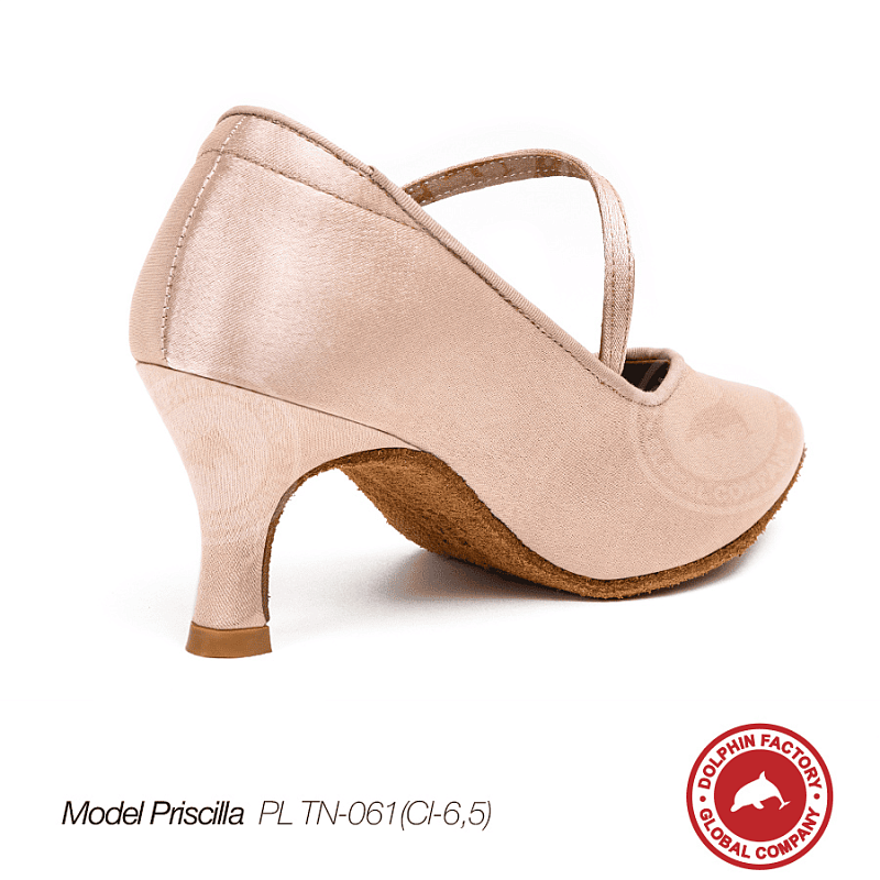 Туфли для танцев Priscilla PL TN-061(Cl-6,5) перламутровые