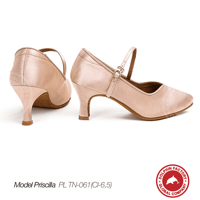 Туфли для танцев Priscilla PL TN-061(Cl-6,5) перламутровые