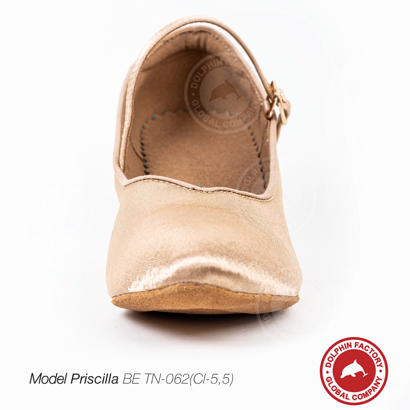 Туфли для танцев Priscilla BE TN-062(Cl-5,5) бежевые