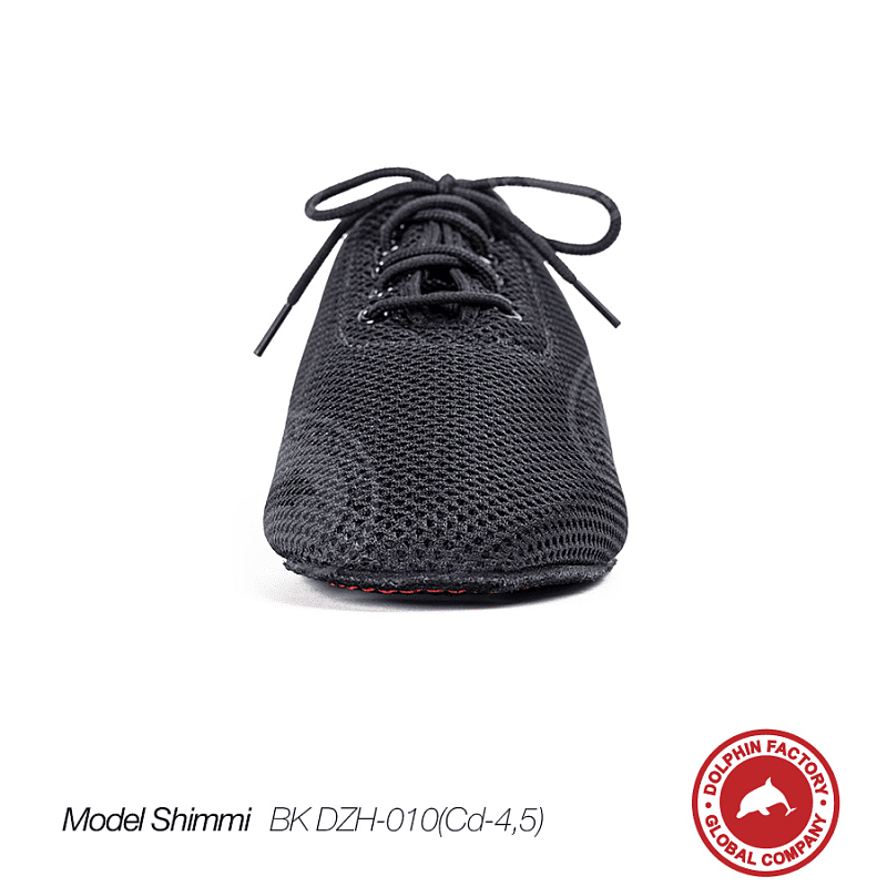 Текстильная обувь для танца Shimmi BK DZH-010(Cd-4,5) черные