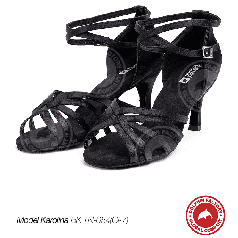 Туфли для танцев Karolina BK TN-054(Cl-7) черные
