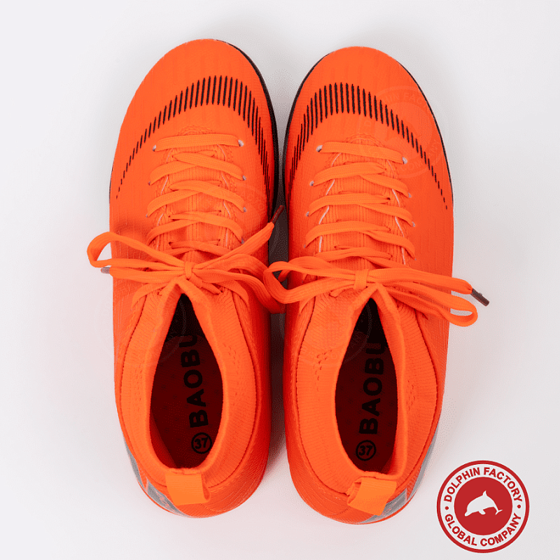 Бутсы футбольные KR-142 оранжевый