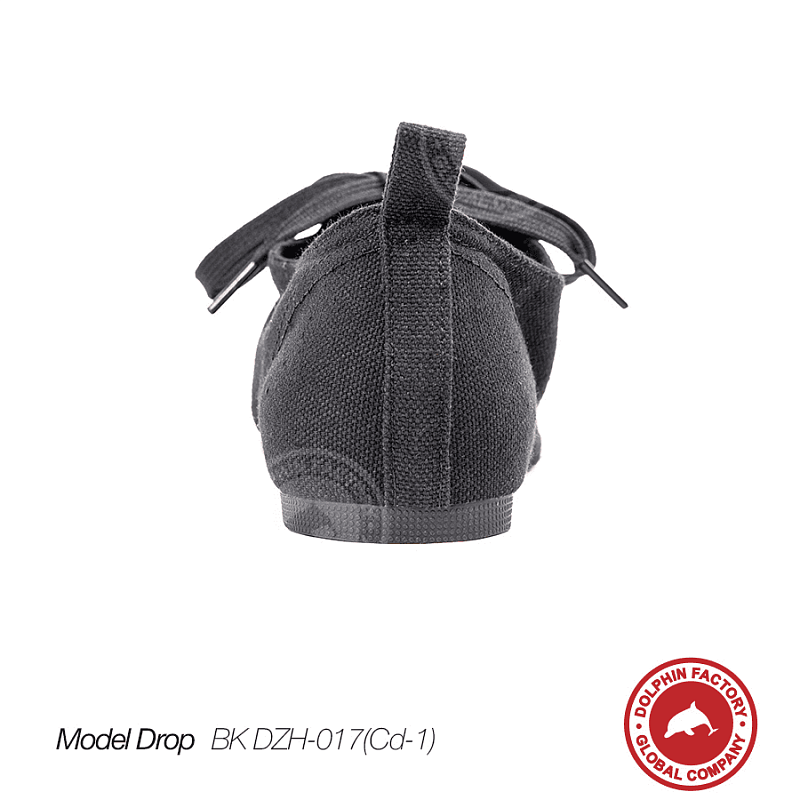Текстильная обувь для танца  Drop BK DZH-017(Cd-1) черные