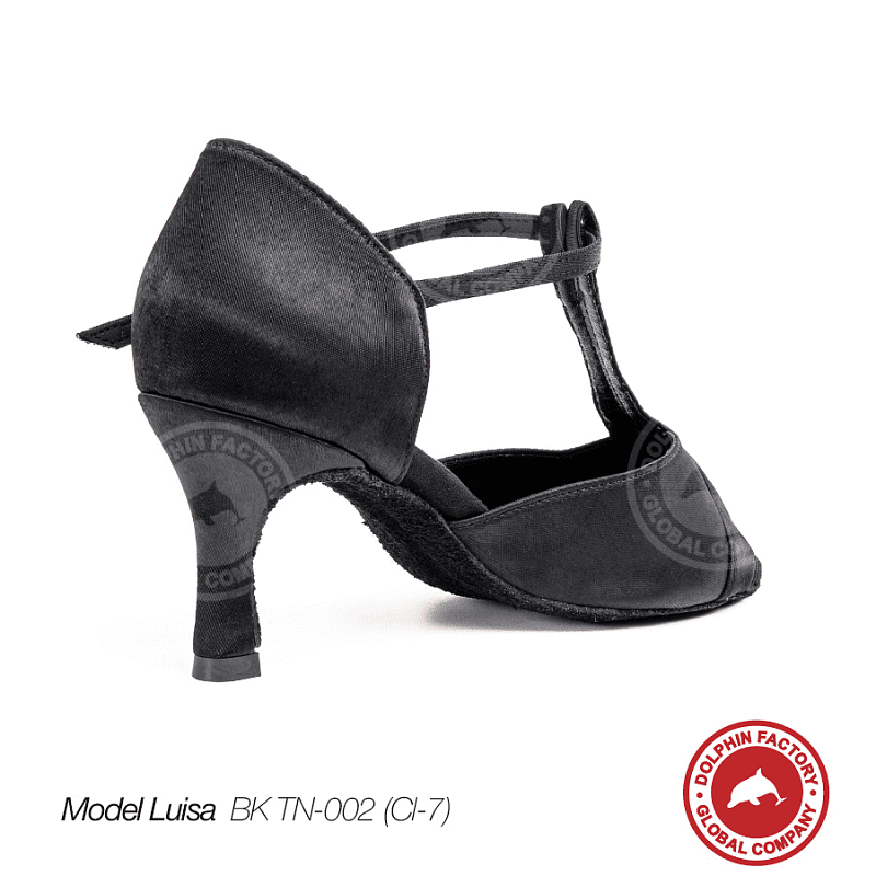 Туфли для танцев Luisa BK TN-002(Cl-7) черные